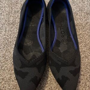 Rothy's Black and Blue Women's Flats